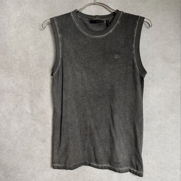 Helmut Lang Garment Dyed Sleeveless Tank