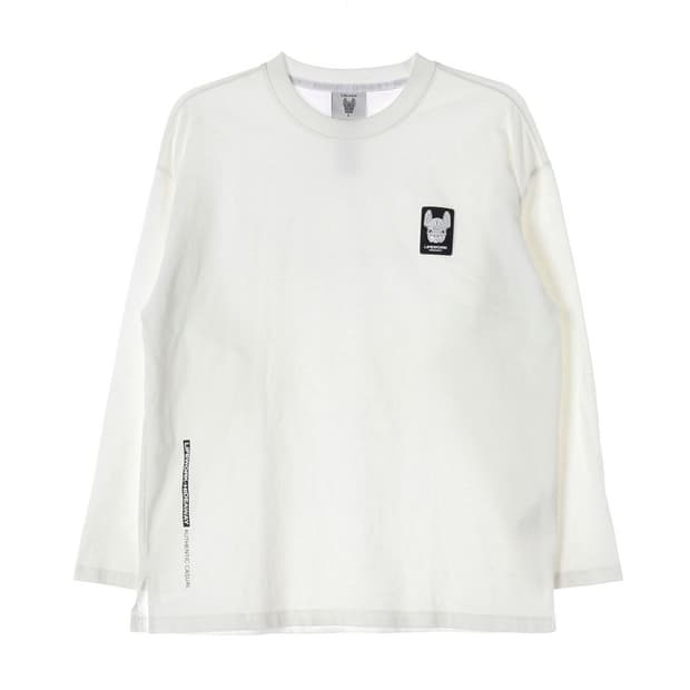 라이프워크 시그니처 라독 와펜 롱슬리브 화이트 S