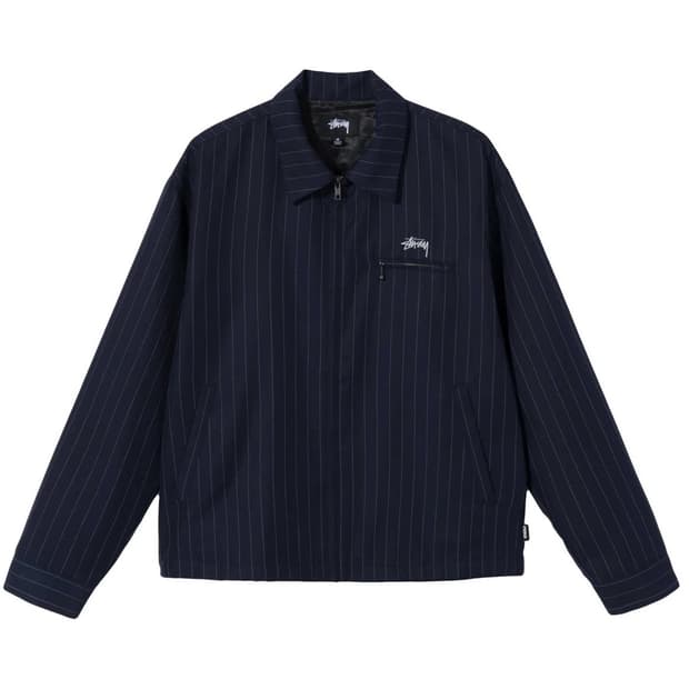 스투시 꼼데가르송 핀스트라이프자켓 stussy cdg pinstriped
