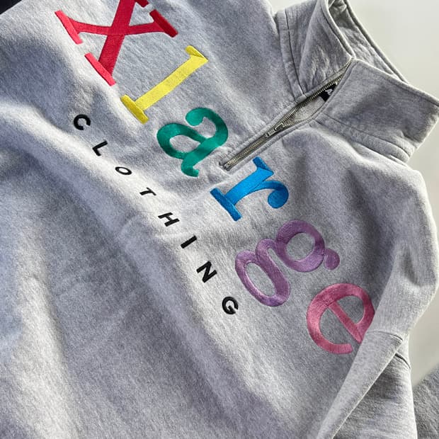 X LARGE google parody sweatshirts