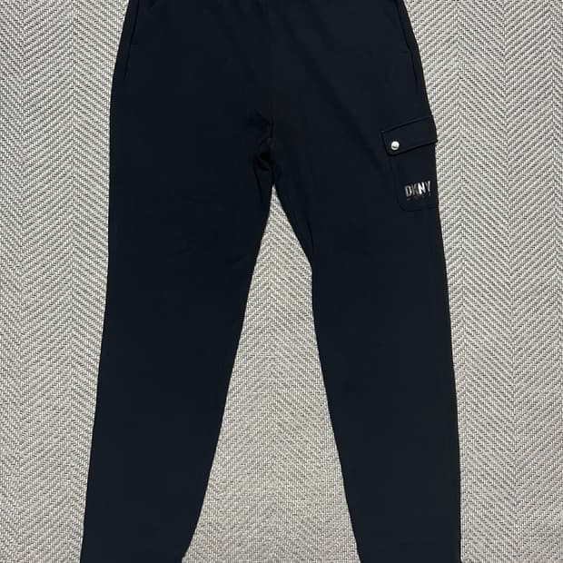 DKNY 블랙 카고 조거팬츠 정품