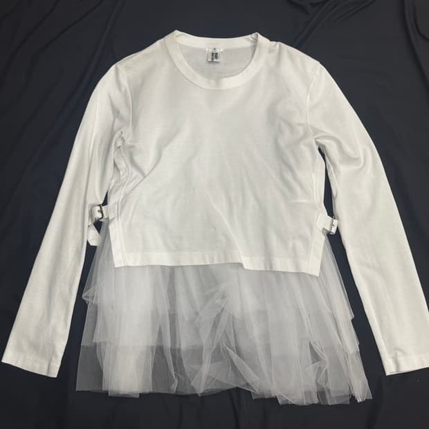 Noir kei Ninomiya 23 화이트 긴팔 티셔츠 M