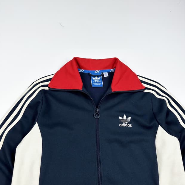 아디다스 유로파 네이비 배색 트랙탑 져지 (L)
