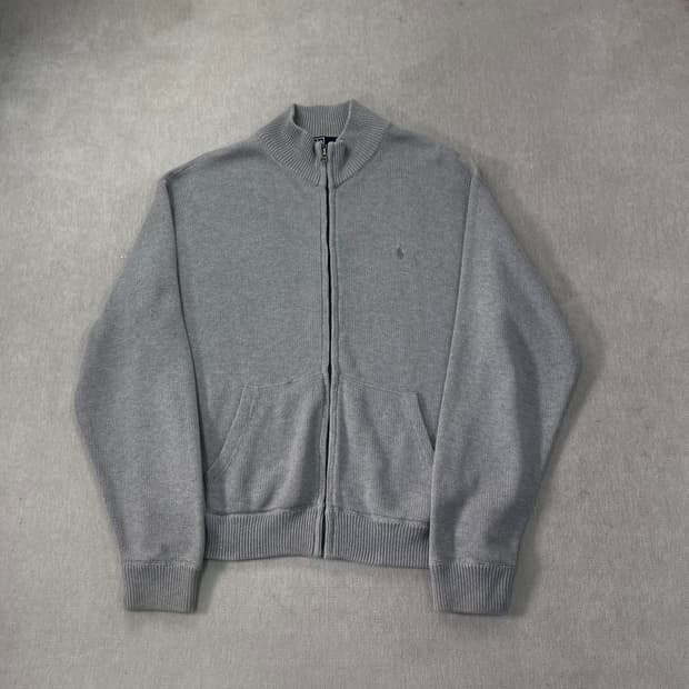 100 폴로랄프로렌 스몰포니 코튼 니트 집업