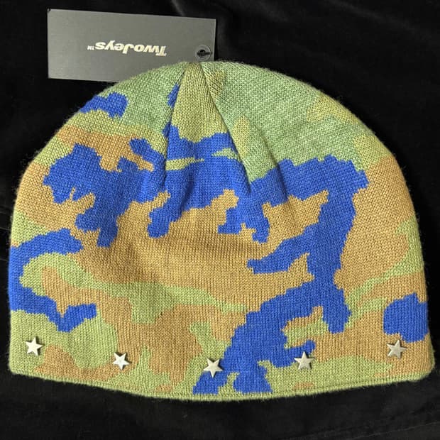 (새상품)투제이 Twojeys 카모 비니