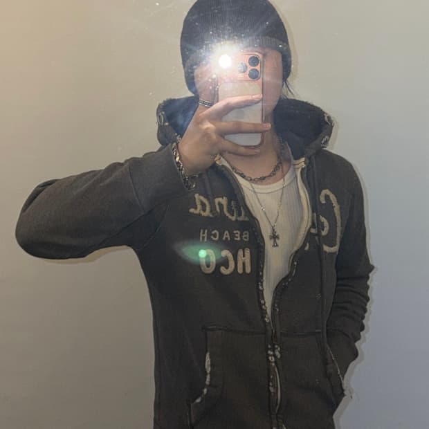 홀리스터 y2k 후드집업