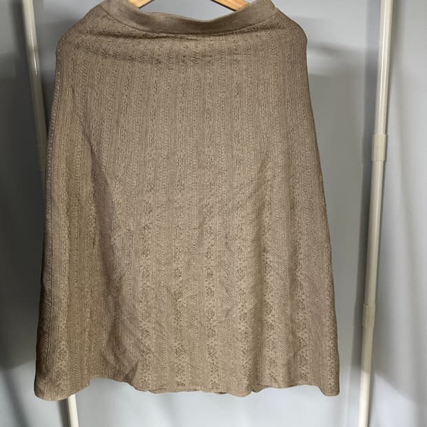 고비 캐시미어 혼방 밴딩 스커트