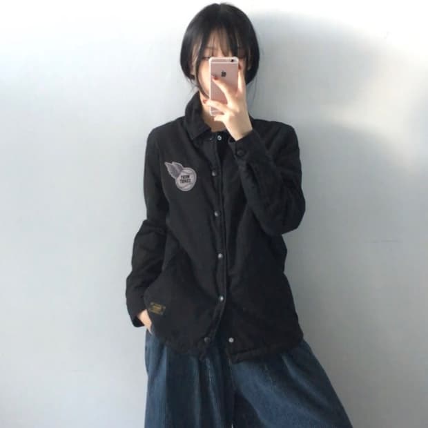 후아유 패치 카라자켓