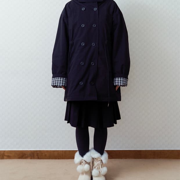 오피쉬 CLOBUTTON PADDING JACKET BLACK