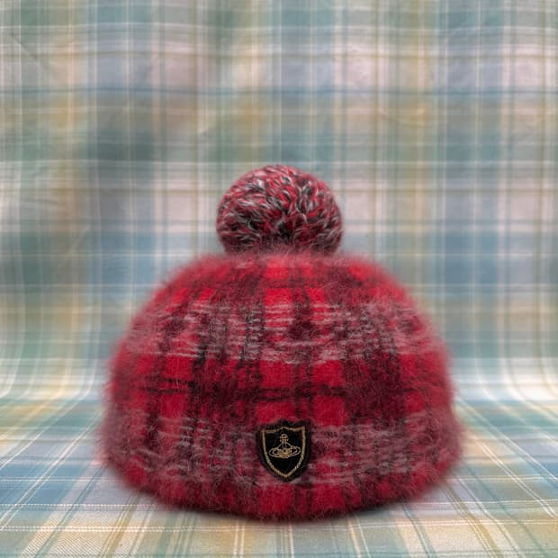 vivianne westwoo Check pattern hat