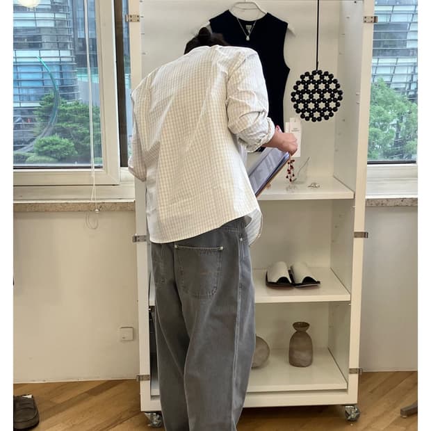 기마구아스 baggy trouser grey