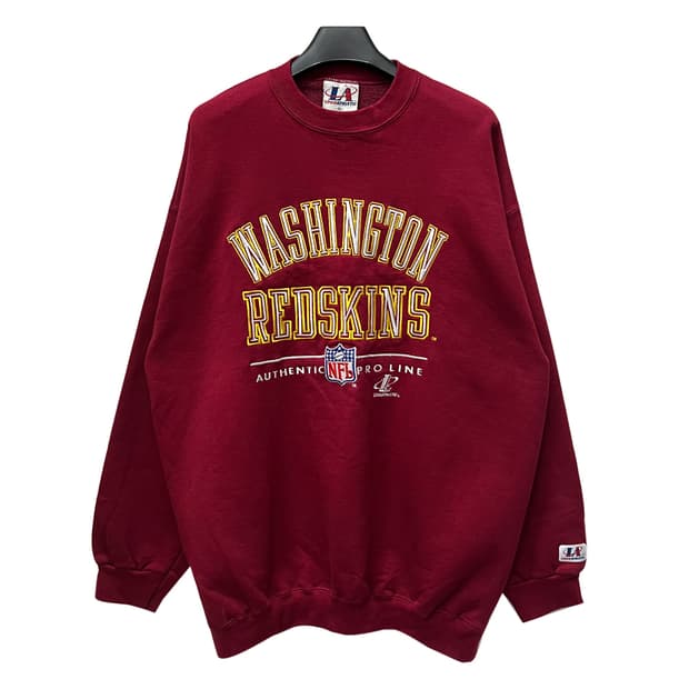 90s USA 로고 애슬레틱 NFL 워싱턴 레드스킨스 맨투맨 해외 XL