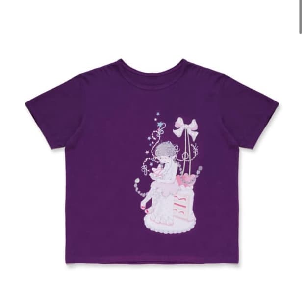 스튜디오 알로이 퍼플 반팔 구합니다