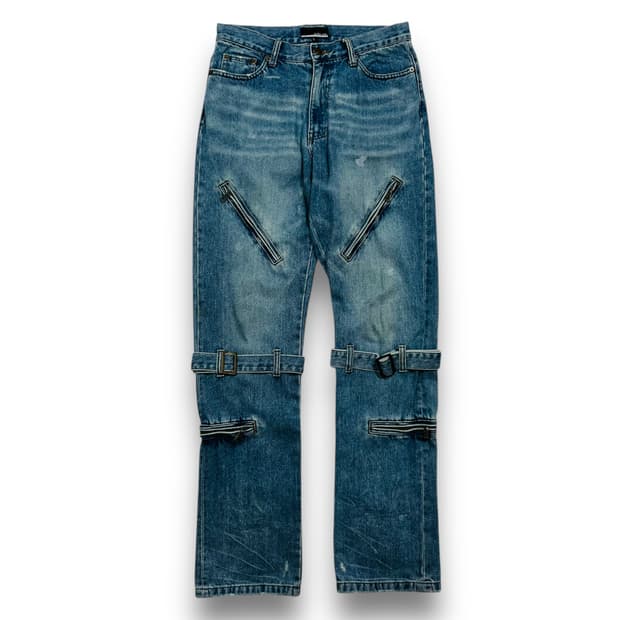 In the Attic Dead Bondage denim pants