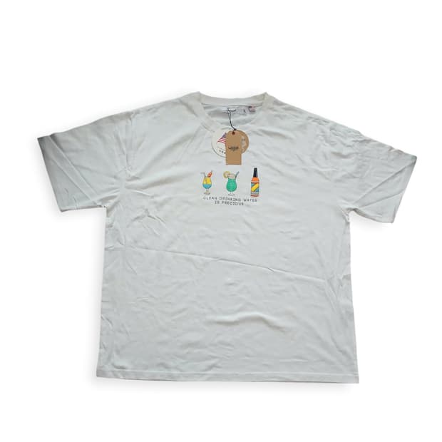 Quash 칵테일 자수 반팔티셔츠 