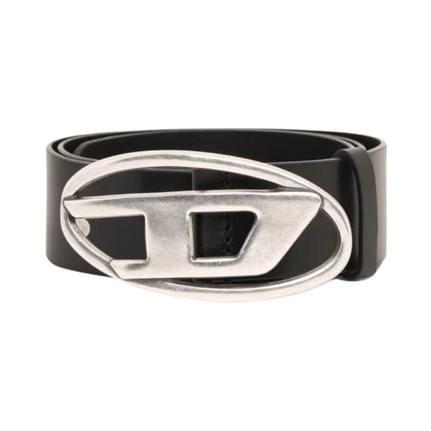 디젤 Diesel 레더 벨트 D 버클 블랙 95