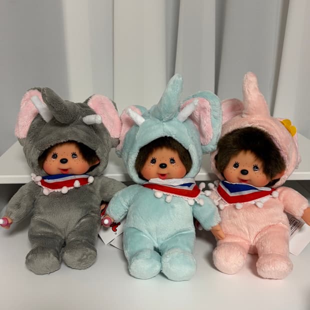 태국 한정 코끼리 몬치치 세트