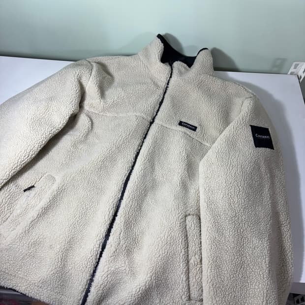 XL 커버낫 아이보리 리버시블 후리스자켓