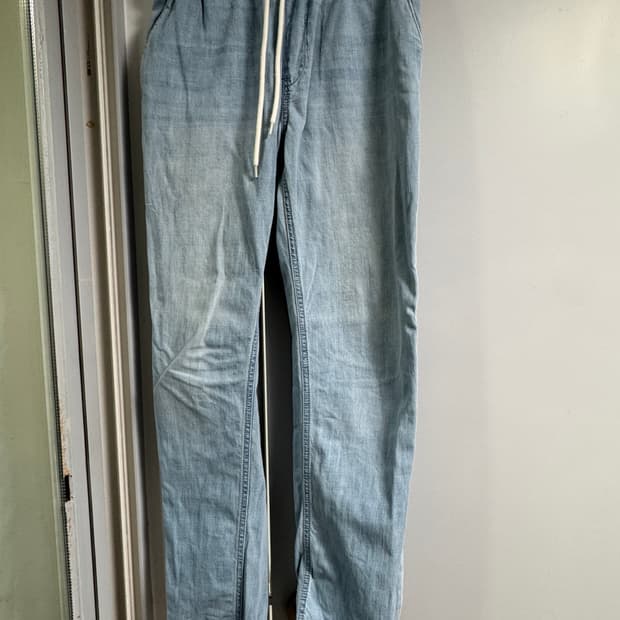 남성 밴딩 청바지  데님팬츠