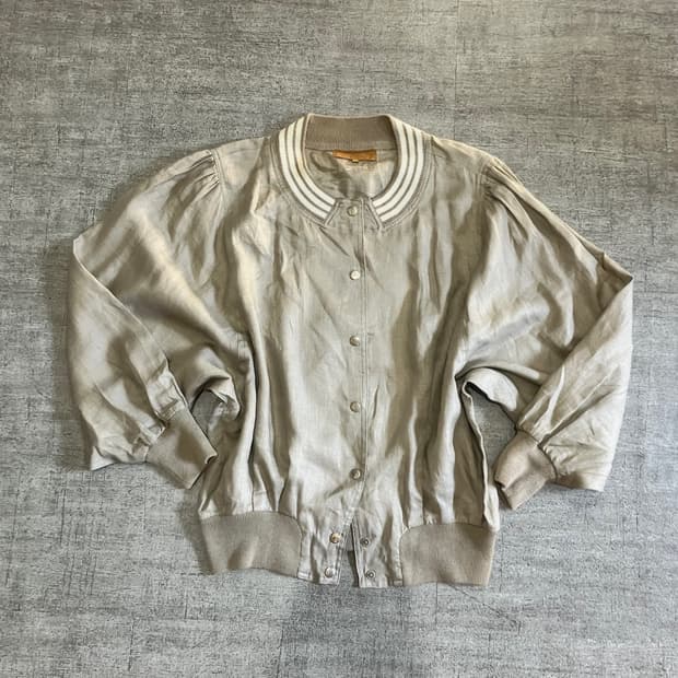 일본빈티지 Lancel 올드스쿨아메카지 아방핏 블루종자켓
