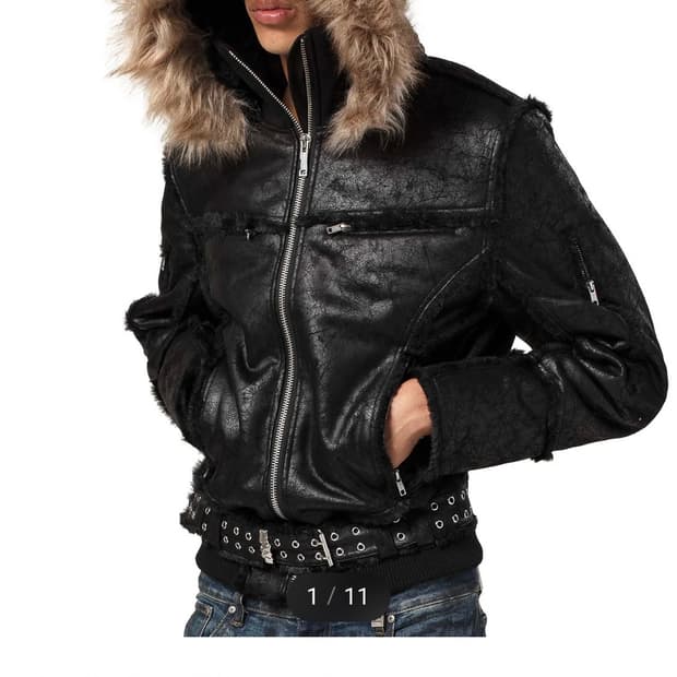 (구매) BLACK SHEEPSKIN JACKET s 사이즈 구해요ㅠㅠ