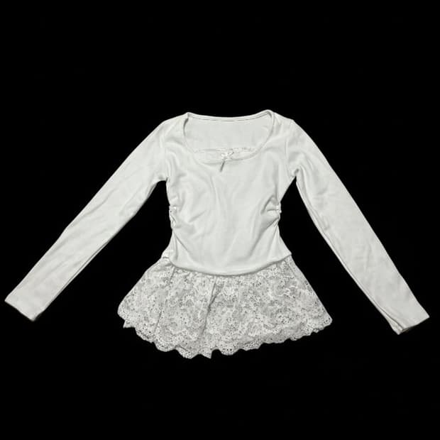 빈티지 레이어드 스커트 일체형