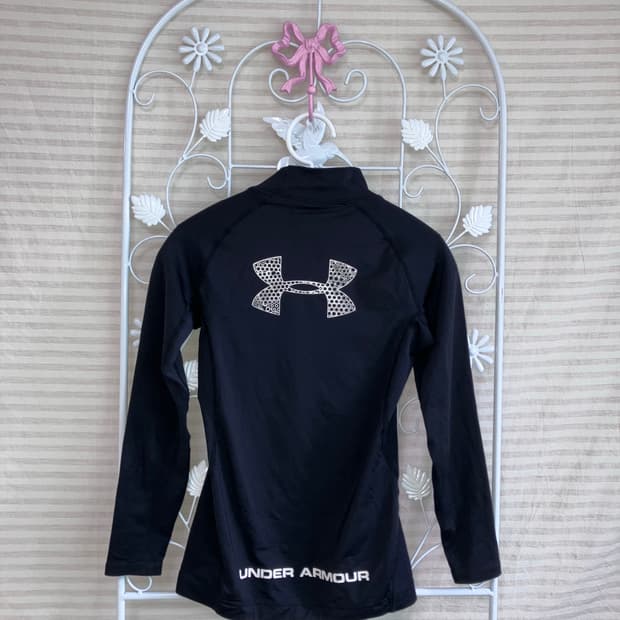 빈티지 언더아머 블랙 롱슬리브 y2k 스트릿 갸루 펑키444   fabr