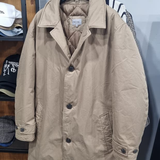 코오롱 시리즈 거위털 코트 100size(가슴반품55) 손석구코트