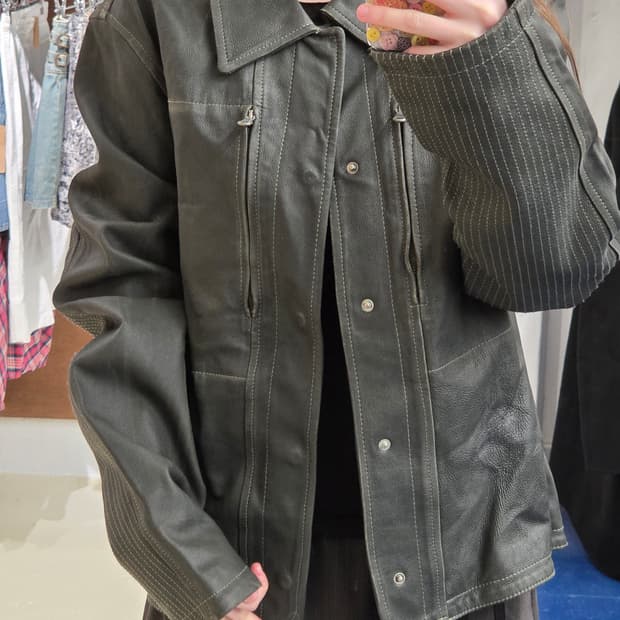 Earl Jean 램스킨 Italy 이태리 레더자켓