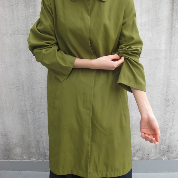 Spick and span 카키 자켓 코트 