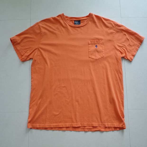 폴로 랄프로렌 빈티지 오렌지 포켓티 L