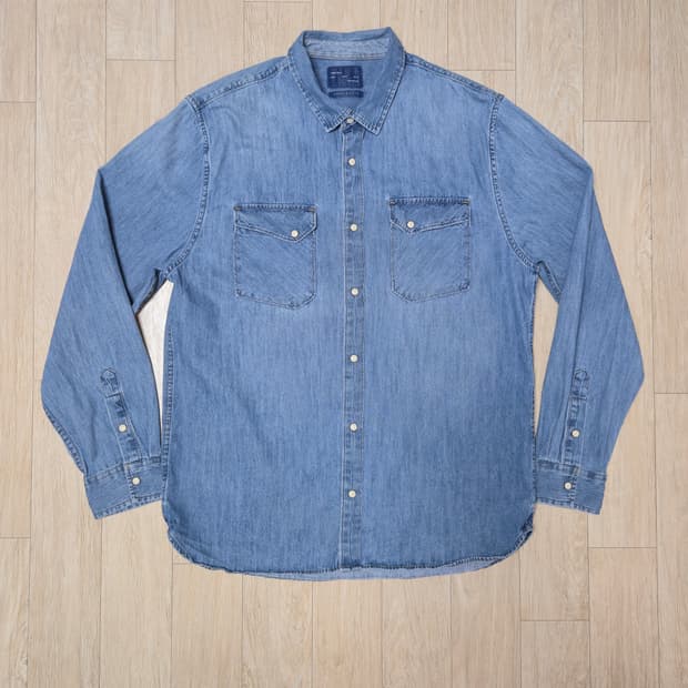 자라 ZARA MAN 데님 셔츠 XL