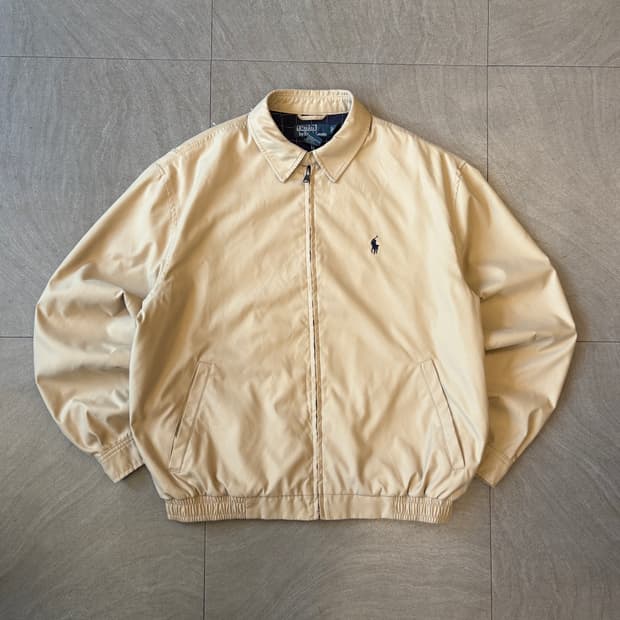 폴로 정품 베이지 바이스윙 자켓