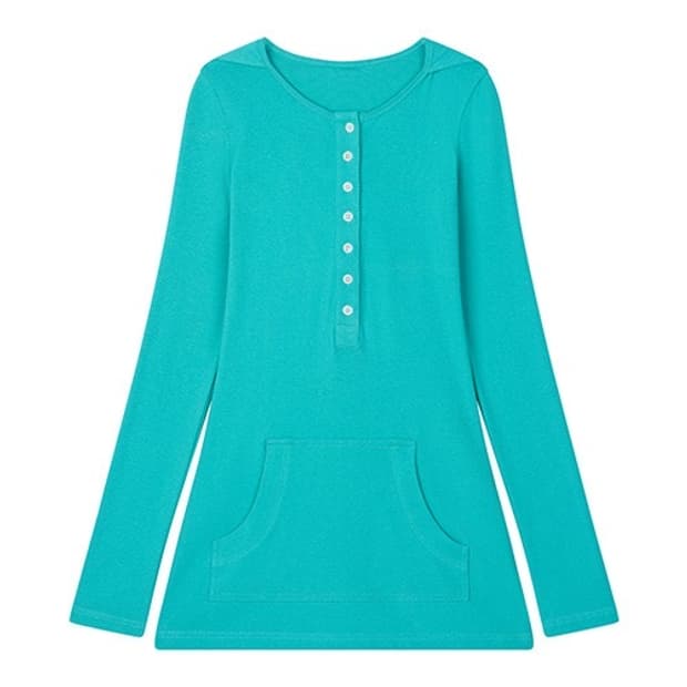 클라따 컨투어 후디 아쿠아