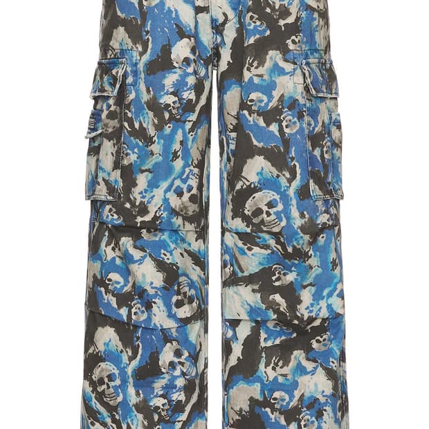 ERL SKULL CARGO PANTS 교환 가능