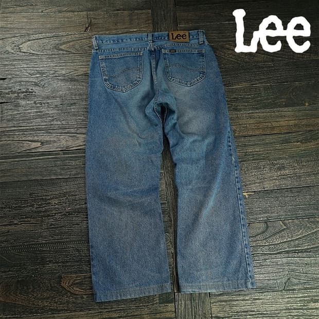 [리] 루즈 스트레이트 빈티지 데님 팬츠 청바지 M19907