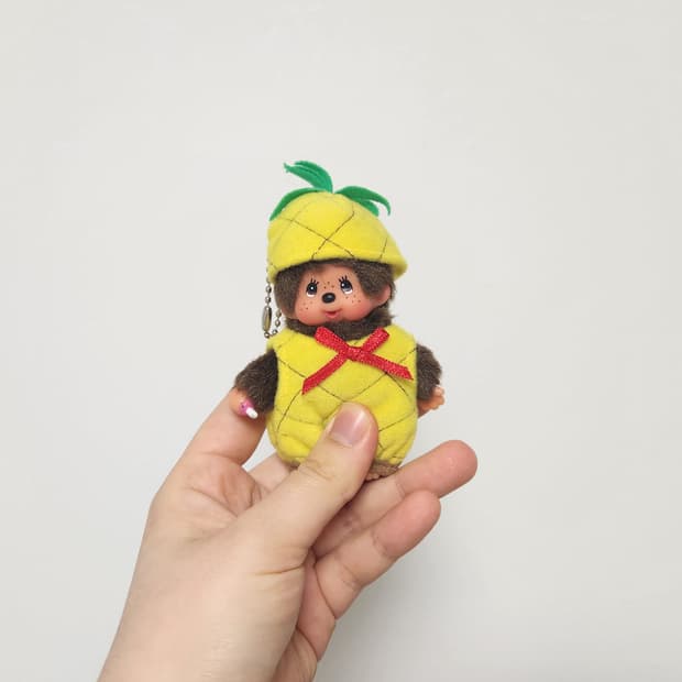 고전 파인애플 몬치치 키링