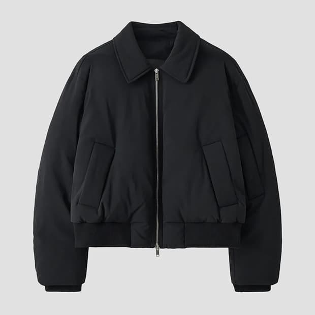 노이어  크롭 푸퍼 자켓