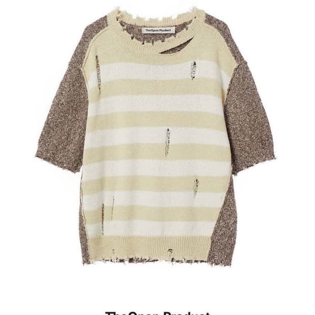 오픈와이와이 반팔 니트