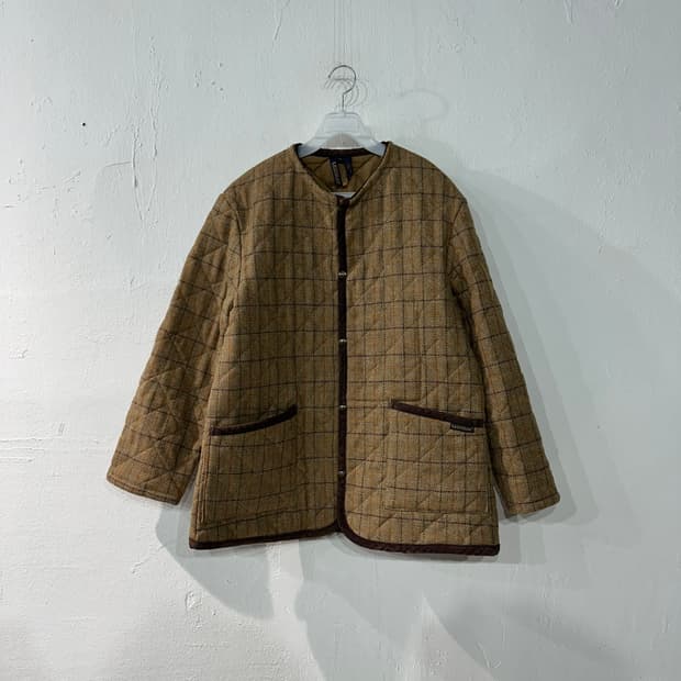 라벤햄 울 퀼팅자켓 여성36