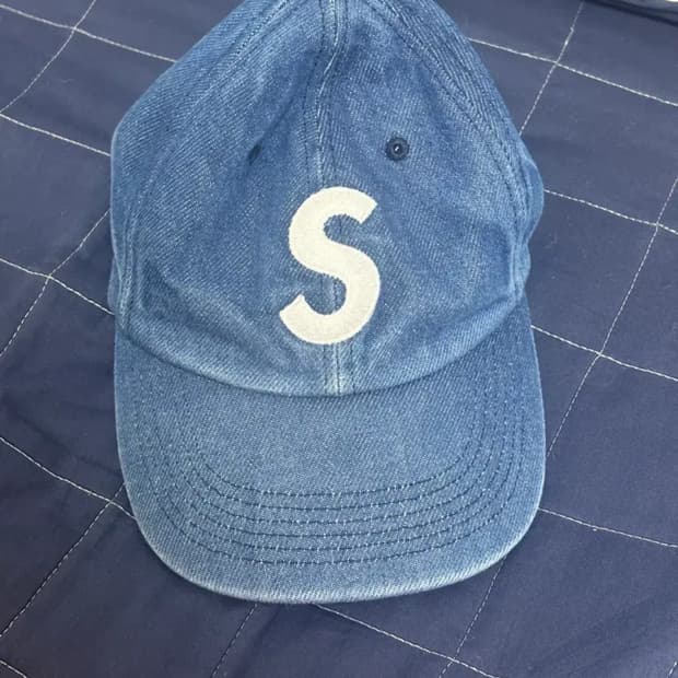 슈프림 피그먼트 S 로고 패널 데님