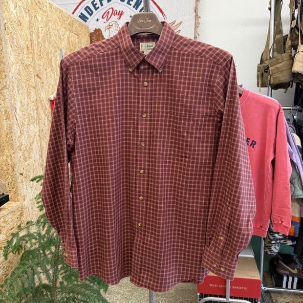 엘엘빈 링클프리 체크 셔츠