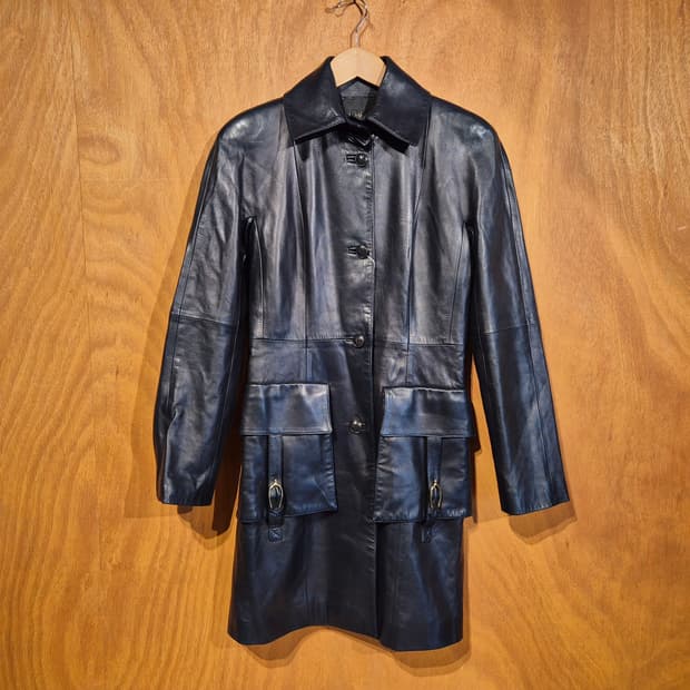 KeyVan K 여성 나파 양가죽 코트 S