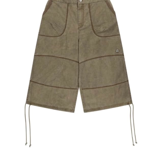 구해요) 코이세이오 지그재그팬츠 브라운 2사이즈