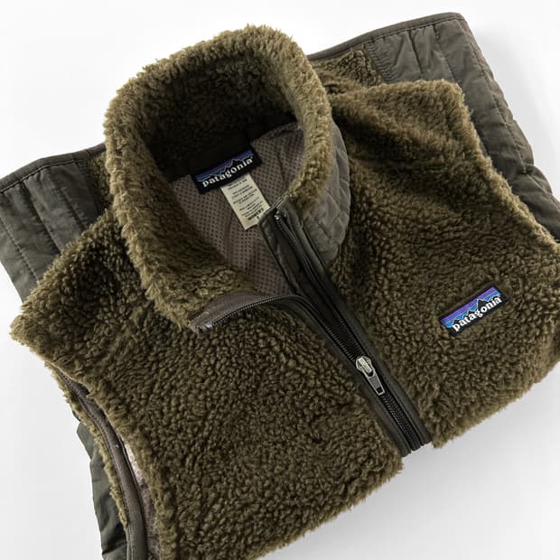 빈티지 파타고니아 딥 파일 플리스 베스트