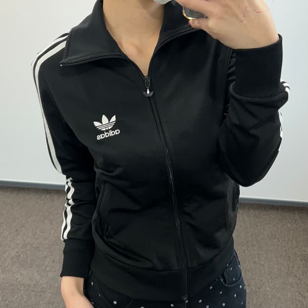 Adidas 아디다스 백 파이어로고 블랙 트랙탑