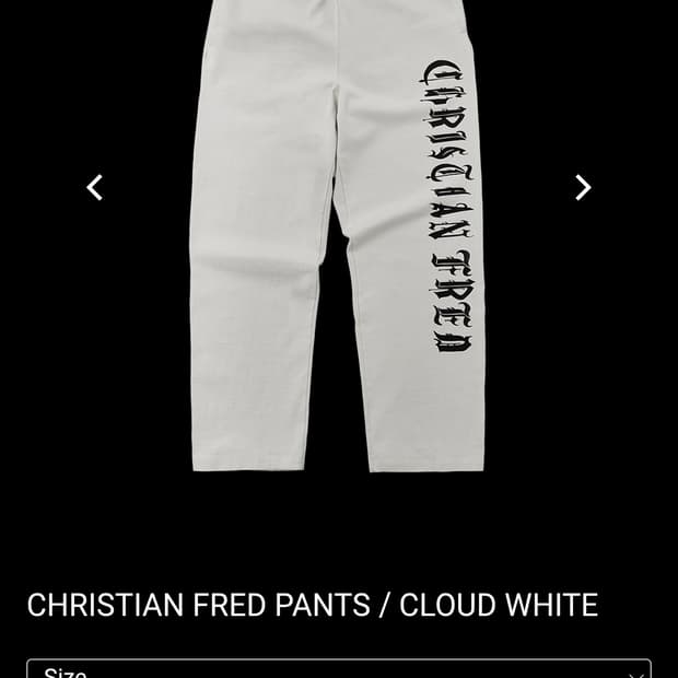 (구매)알프레드 프레드팬츠 화이트S 구매합니다