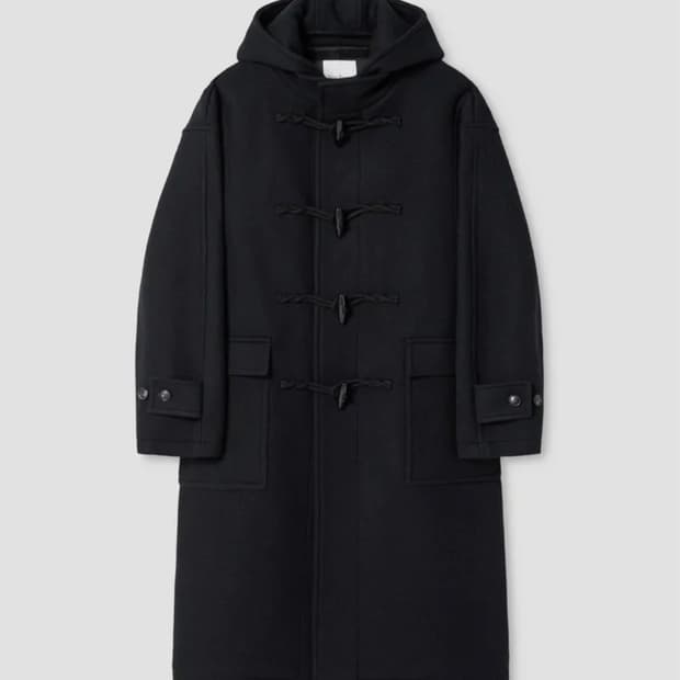 넌블랭크 디테처블 후드 더플 코트 DARK NAVY