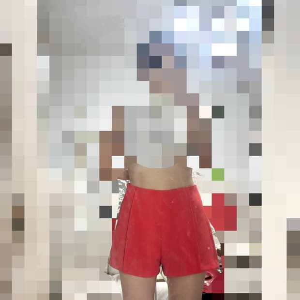 sweet SOUPㅡ 주황색 반바지 55/상태 최상