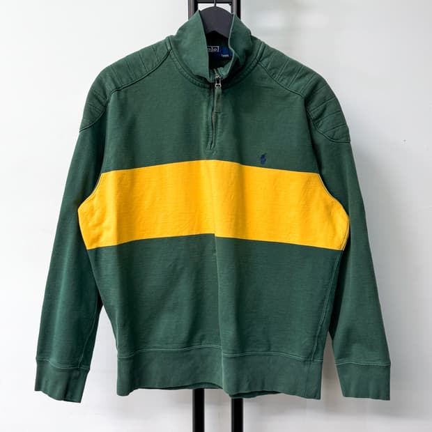 폴로랄프로렌 베이직 포니 하프집 스웻